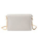 SAFFIANO LEATHER CARD HOLDER WITH SHOULDER STRAP