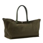 IDAHO XL LEATHER TRIMMED CANVAS TOTE BAG