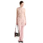 PRADA SOFT SOUND SMALL LEATHER SHOULDER BAG WITH CHARMS