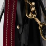 PRADA SOFT SOUND SMALL LEATHER SHOULDER BAG WITH CHARMS