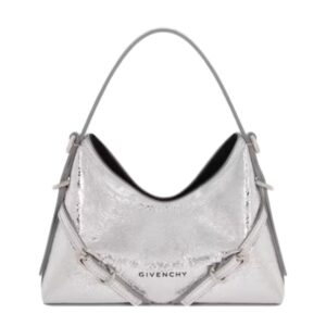 NANO VOYOU BAG IN LAMINATED LEATHER