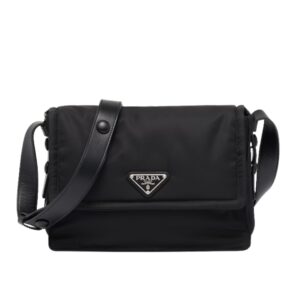 PRADA TRAVELLER SMALL PADDED RE NYLON SHOULDER BAG
