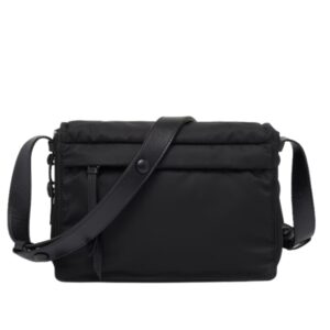 PRADA TRAVELLER SMALL PADDED RE NYLON SHOULDER BAG