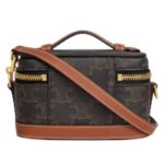 MINI VANITY IN TRIOMPHE CANVAS AND CALFSKIN