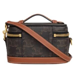 MINI VANITY IN TRIOMPHE CANVAS AND CALFSKIN