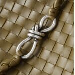 ANDIAMO LARGE EMBELLISHED INTRECCIATO LEATHER TOTE
