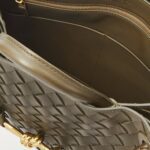ANDIAMO LARGE EMBELLISHED INTRECCIATO LEATHER TOTE