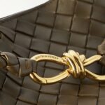 ANDIAMO LARGE EMBELLISHED INTRECCIATO LEATHER TOTE