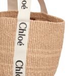 LARGE WOODY BASKET IN NATURAL FIBERS