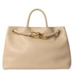 ANDIAMO MEDIUM LEATHER TOTE