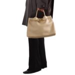 ANDIAMO MEDIUM LEATHER TOTE