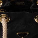 PRADA MARINER RE NYLON SMALL BUCKET BAG