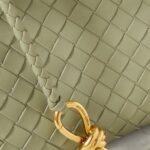 ANDIAMO SMALL INTRECCIATO LEATHER TOTE