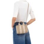 MINI WOODY TOTE BAG IN LINEN