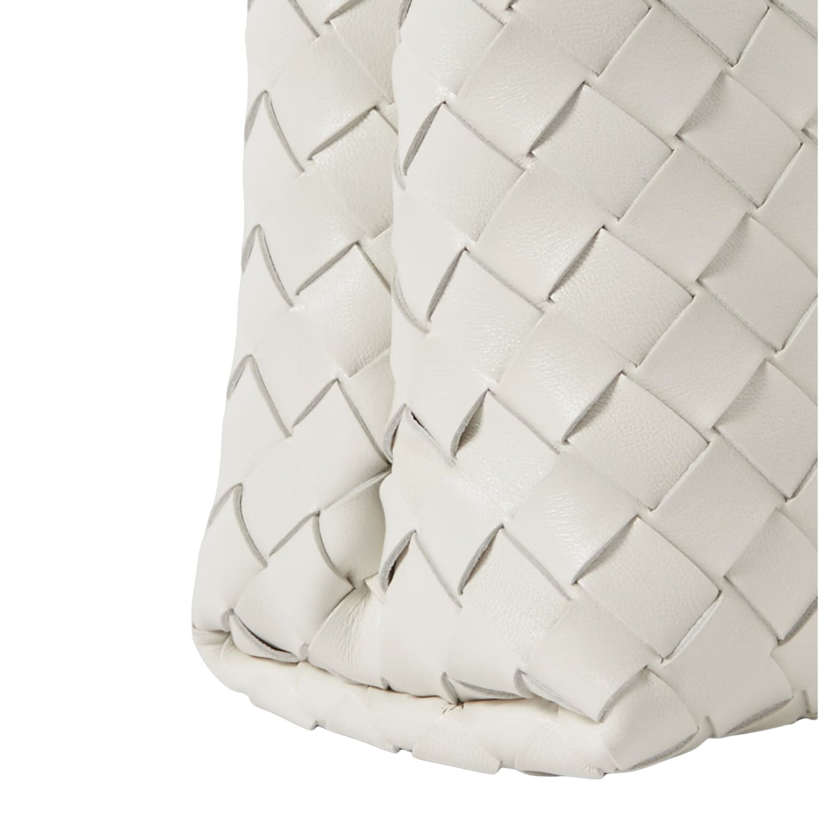 ANDIAMO SMALL INTRECCIATO LEATHER TOTE