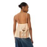 MINI WOODY TOTE BAG IN LINEN