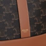 SMALL BUCKET IN TRIOMPHE CANVAS AND CALFSKIN