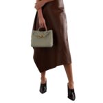 ANDIAMO SMALL INTRECCIATO LEATHER TOTE