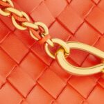 ANDIAMO SMALL INTRECCIATO LEATHER TOTE