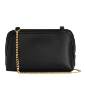 CLUTCH ON CHAIN CUIR TRIOMPHE IN SMOOTH CALFSKIN
