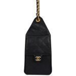 CHANEL SMALL 25 HOBO BAG BLACK CAVIAR ANTIQUE GOLD HARDWARE