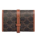 JEWELRY POUCH IN TRIOMPHE CANVAS AND CALFSKIN