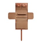 JEWELRY POUCH IN TRIOMPHE CANVAS AND CALFSKIN