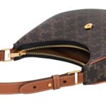 MEDIUM AVA TRIOMPHE BAG IN TRIOMPHE CANVAS AND CALFSKIN