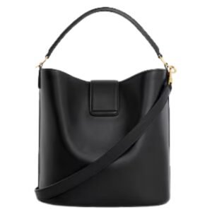 MEDIUM BUCKET LOUISE IN SMOOTH CALFSKIN