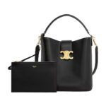 MEDIUM BUCKET LOUISE IN SMOOTH CALFSKIN