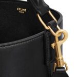 MEDIUM BUCKET LOUISE IN SMOOTH CALFSKIN