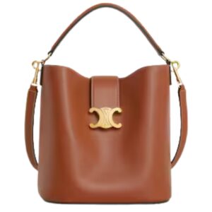 MEDIUM BUCKET LOUISE IN SMOOTH CALFSKIN