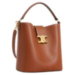 MEDIUM BUCKET LOUISE IN SMOOTH CALFSKIN