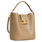 MEDIUM BUCKET LOUISE IN SMOOTH CALFSKIN