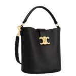SMALL BUCKET LOUISE IN SMOOTH CALFSKIN