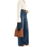 SMALL MARCIE HOBO BAG IN GRAINED LEATHER