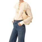 SMALL MARCIE HOBO BAG IN GRAINED LEATHER