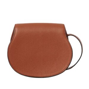SMALL MARCIE SADDLE BAG IN GRAINED LEATHER