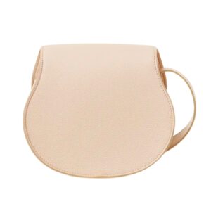 SMALL MARCIE SADDLE BAG IN GRAINED LEATHER