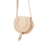 SMALL MARCIE SADDLE BAG IN GRAINED LEATHER