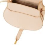 SMALL MARCIE SADDLE BAG IN GRAINED LEATHER