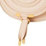 SMALL MARCIE SADDLE BAG IN GRAINED LEATHER