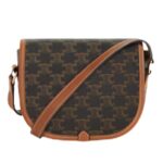 MEDIUM FOLCO BAG IN TRIOMPHE CANVAS AND CALFSKIN