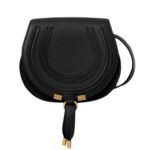 SMALL MARCIE SADDLE BAG IN GRAINED LEATHER