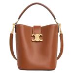 SMALL BUCKET LOUISE IN SMOOTH CALFSKIN