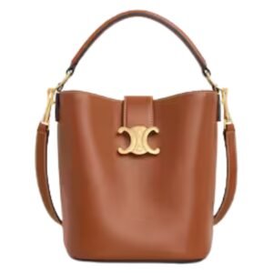 SMALL BUCKET LOUISE IN SMOOTH CALFSKIN