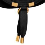 SMALL MARCIE SADDLE BAG IN GRAINED LEATHER