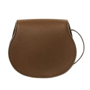SMALL MARCIE SADDLE BAG IN GRAINED LEATHER