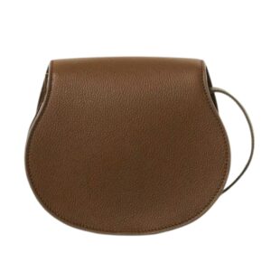 SMALL MARCIE SADDLE BAG IN GRAINED LEATHER