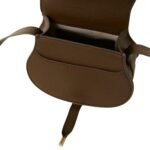 SMALL MARCIE SADDLE BAG IN GRAINED LEATHER